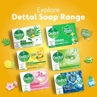 Dettol Soap Fresh Bathing Bar Soap With Odour Protection - Image 2