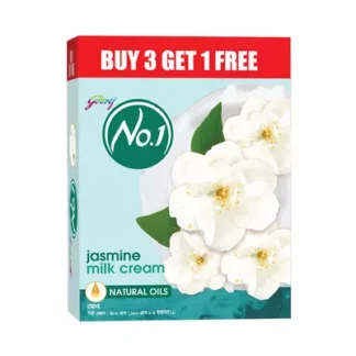 Godrej No.1 Jasmine Soap 100 gm (Buy 3 Get 1 Free)