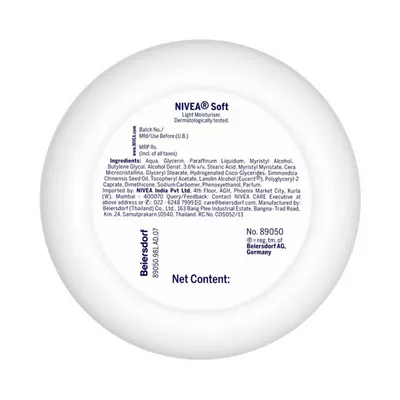 Nivea Soft Light Moisturiser Cream