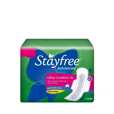 ST4 Stayfree Advanced Ultra Comfort XL Thin Sanitary Napkin With Wings