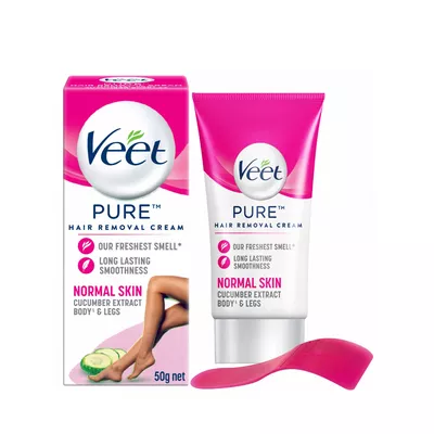 Veet Pure Hair Removal Cream Normal Skin With Cucumber Extract