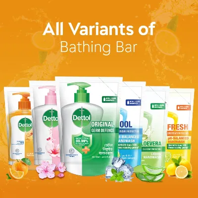 Dettol Handwash Re-Energize Refill 170 gm (Combo Pack) - Image 2