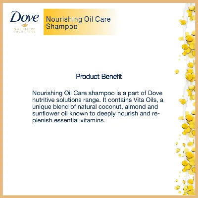 Dove Shampoo Nourishing Oil Care - Image 3