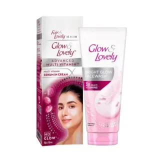 Glow & Lovely Multi Vitamin Cream (Free Face Wash 20 gm )