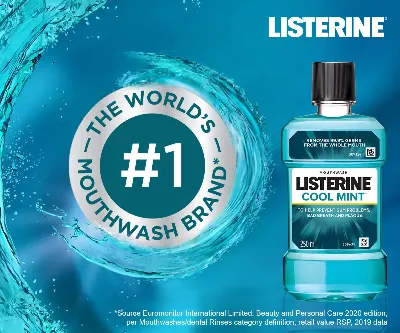 Listerine Cool Mint Liquid Mouthwash - Image 3