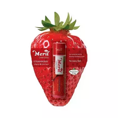 Meril Lip Balm Strawberry - Image 2