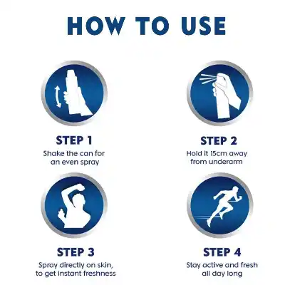 Nivea Men Body Spray Fresh Active - Image 4