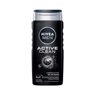 Nivea Men Shower Gel Active Clean