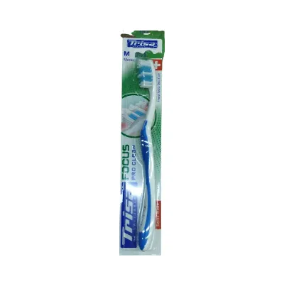 Trisa Tooth Brush Focus Pro Clean Medium (Assorted colour) - Image 3