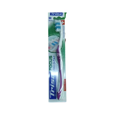 Trisa Tooth Brush Focus Pro Clean Medium (Assorted colour) - Image 4