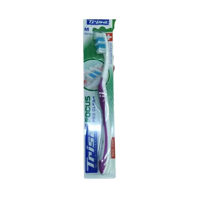 Trisa Tooth Brush Focus Pro Clean Medium (Assorted colour) - Image 2