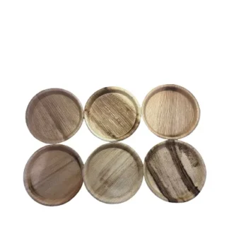 Areca Leaf Round Plate Set