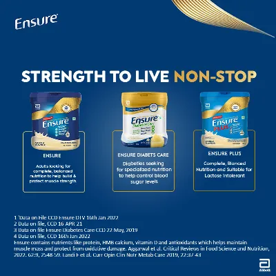 Ensure Vital Nutrition Drink Powder Vanilla Flavour - Image 4