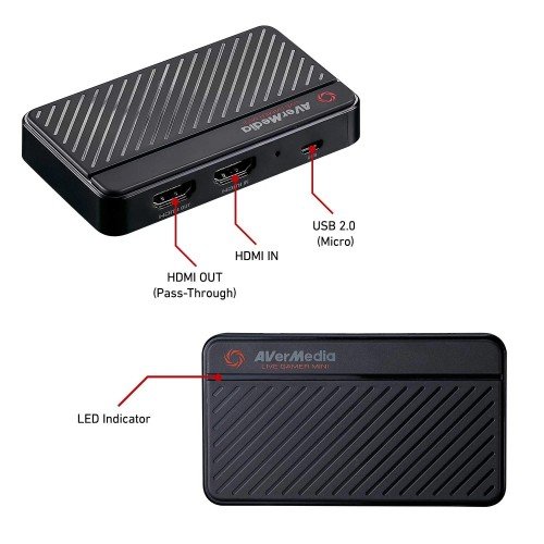 Avermedia GC311 Micro USB Full HD Live Gamer Mini Game Capture Card (Black) - Image 3