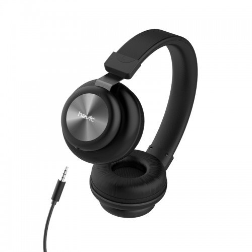 Havit H2263D 3.5mm Metal Decoration Single Port Headphone - Image 3