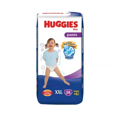 Huggies Dry Pant Baby Diaper XXL (15-25 kg)