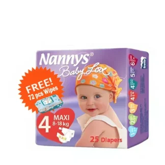 Nannys Baby Love Diaper Belt 4 Maxi 8-18 kg (Free Wipes 72 pcs)