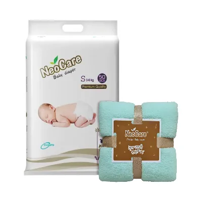 NeoCare Premium Baby Diaper Belt S 3-6 kg (Free Face Towel 1 pcs)