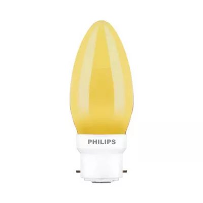 Philips Deco LED Candle Bulb Yellow 0.5 Watt (Pin)