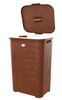 RFL Cane Laundry Brown Basket Big