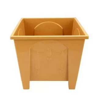 RFL TEL Square Flower Tub (Sandal Wood) 15 inch