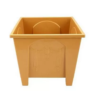 RFL TEL Square Flower Tub (Sandal Wood) 15 inch