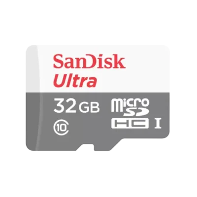 SanDisk Ultra 32GB Class-10 100mbps Micro SDHC UHS-I Memory Card (SDSQUNR-032G-GN3MN)