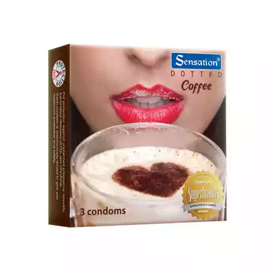 Sensation Dotted Coffee (Condom)