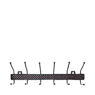 Steel Wire (22"x6") Wall 6 Hook Hanger (China)