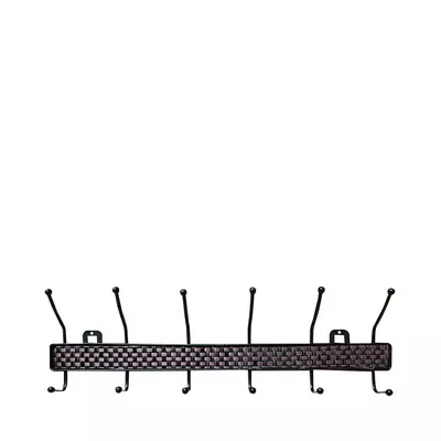 Steel Wire (22"x6") Wall 6 Hook Hanger (China)