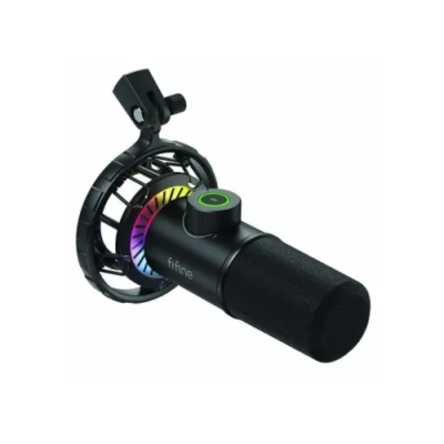 FIFINE K658 RGB USB Dynamic Cardioid Gaming Microphone