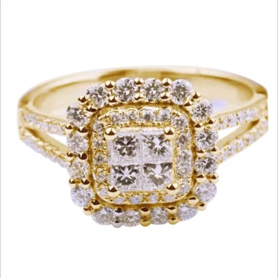 1 PC Fashion Cubic Zirconia Ring For Women Wedding Engagement Valentine’s Day Gift